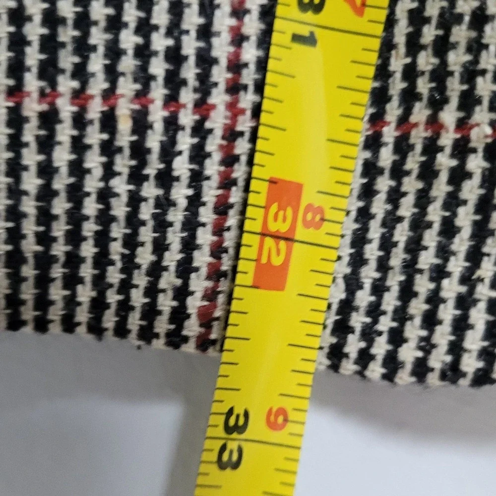 Men's Plaid Two Button Blazer Sport Coat